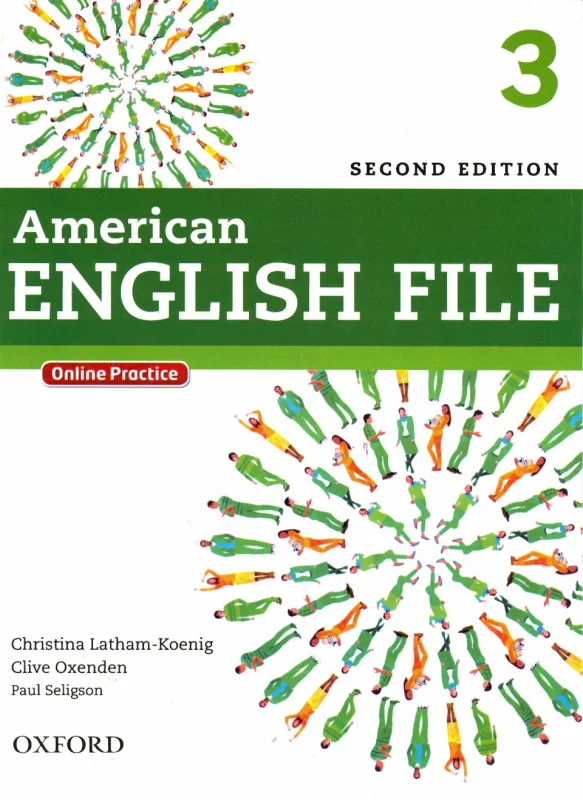 کتاب امریکن انگلیش فایل سه American English File 2nd 3 SB+WB+2CD+DVD